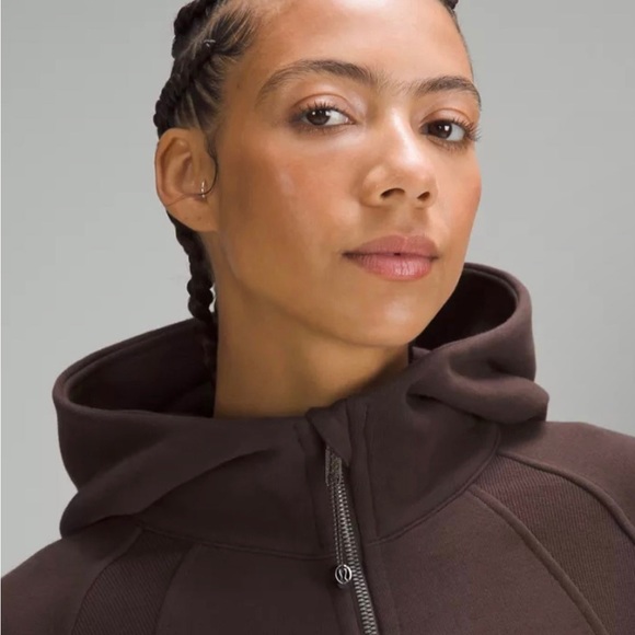 NWT Lululemon espresso oversized full zip scuba M/L RARE Only one on here! - Picture 2 of 6